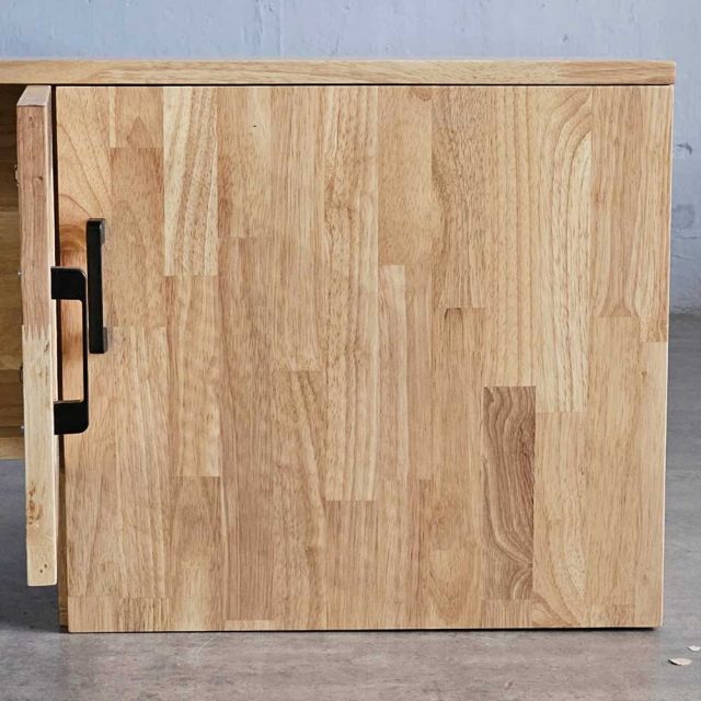 Module tủ bếp mini 120x60cm gỗ cao su BTB6802