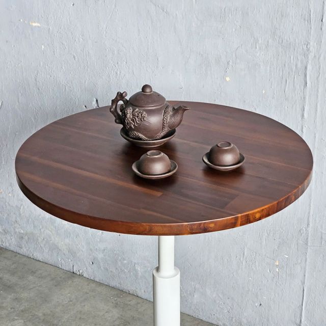 Bàn cafe tròn 60x60cm gỗ tràm CFD68239