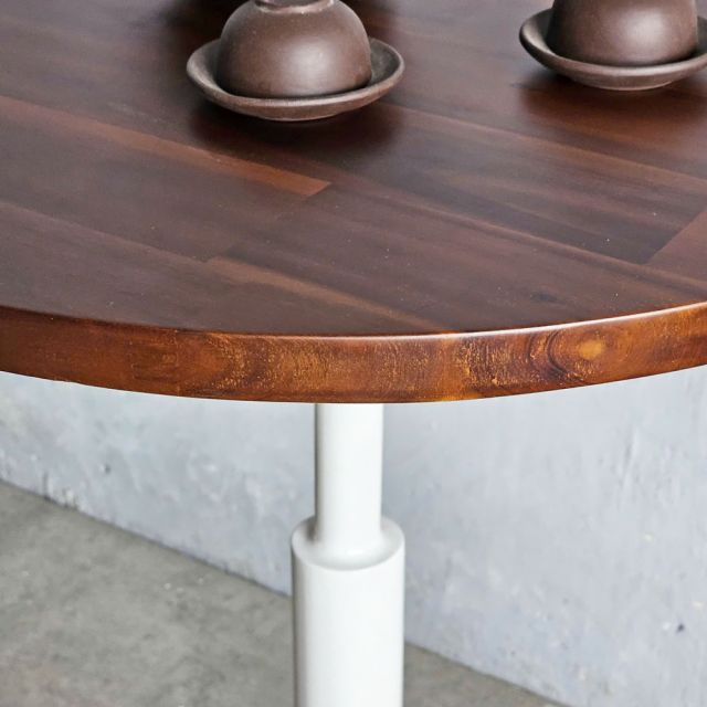 Bàn cafe tròn 60x60cm gỗ tràm CFD68239