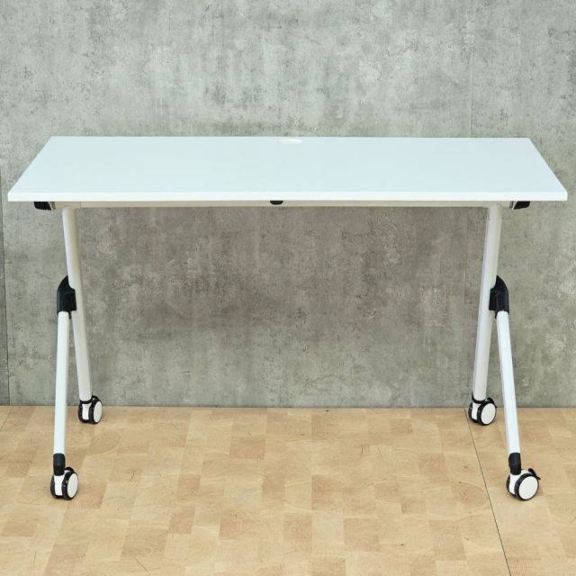 Bàn đào tạo gấp gọn 120x60cm chân sắt di động SPD68224