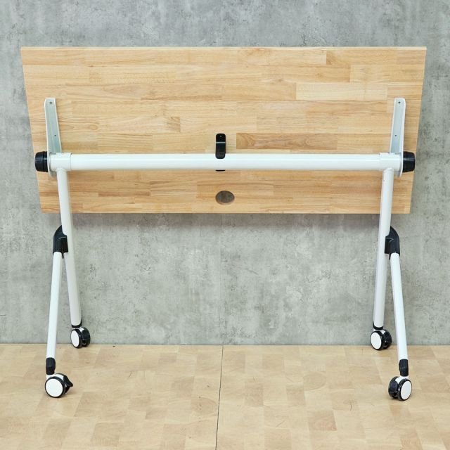 Bàn đào tạo gấp gọn 120x60cm chân sắt di động SPD68224