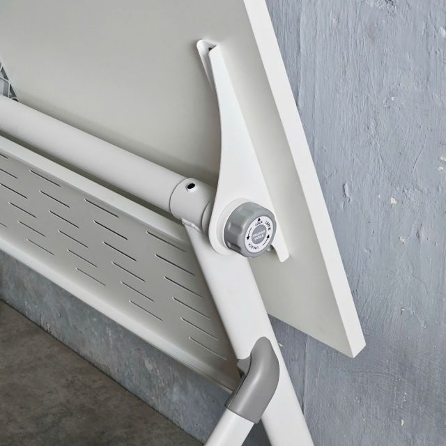 Bàn đào tạo gấp gọn 120x60cm chân sắt di động SPD68224
