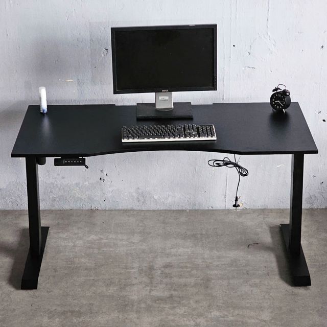 Bàn Gaming nâng hạ chiều cao 1 động cơ 140x70cm gỗ cao su FLD029