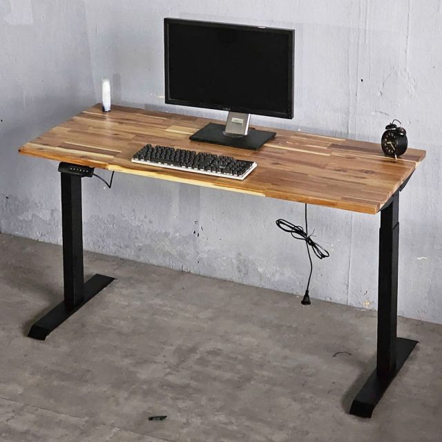 Bàn nâng hạ chiều cao 140x60cm gỗ tràm 1 động cơ FLD028