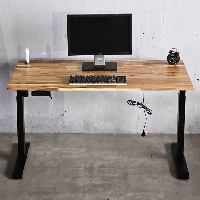 Bàn nâng hạ chiều cao 140x60cm gỗ tràm 1 động cơ FLD028