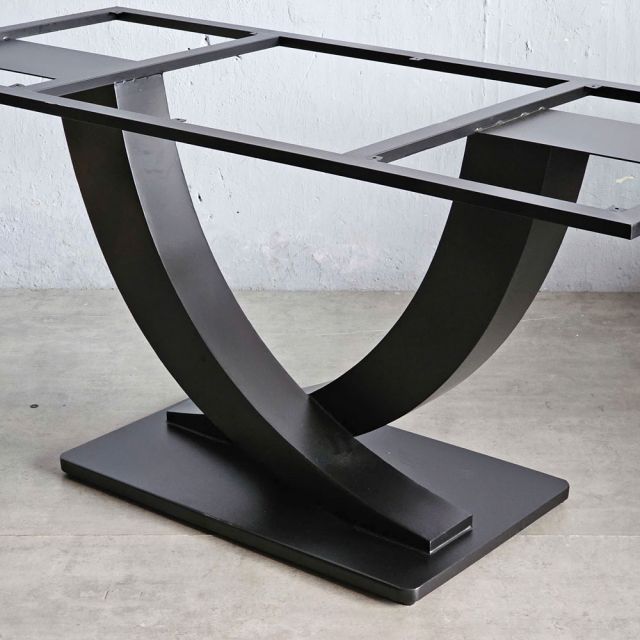 Chân bàn ăn chữ V sắt sơn tĩnh điện CHBBA014