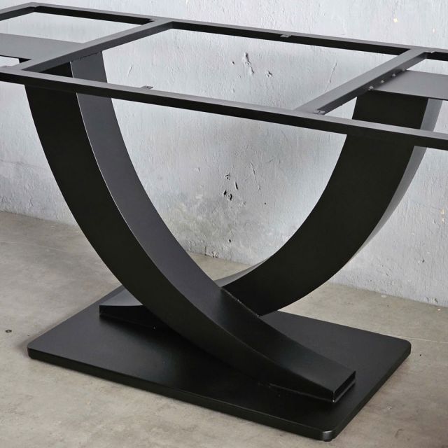 Chân bàn ăn chữ V sắt sơn tĩnh điện CHBBA014