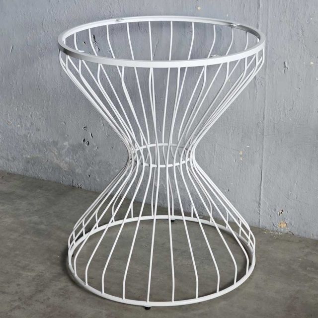 Chân sắt bàn Cafe đồng hồ cát ( mặt tròn 60cm) CHBCF009