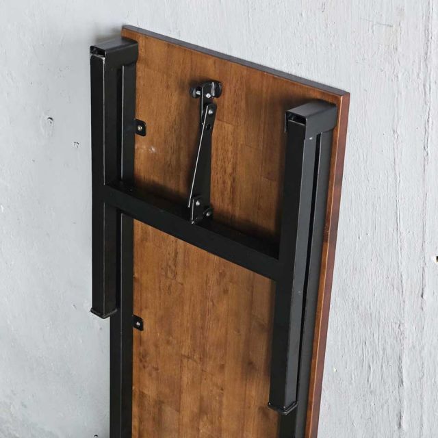 Ghế băng dài gấp gọn 120x35cm gỗ cao su GBD049