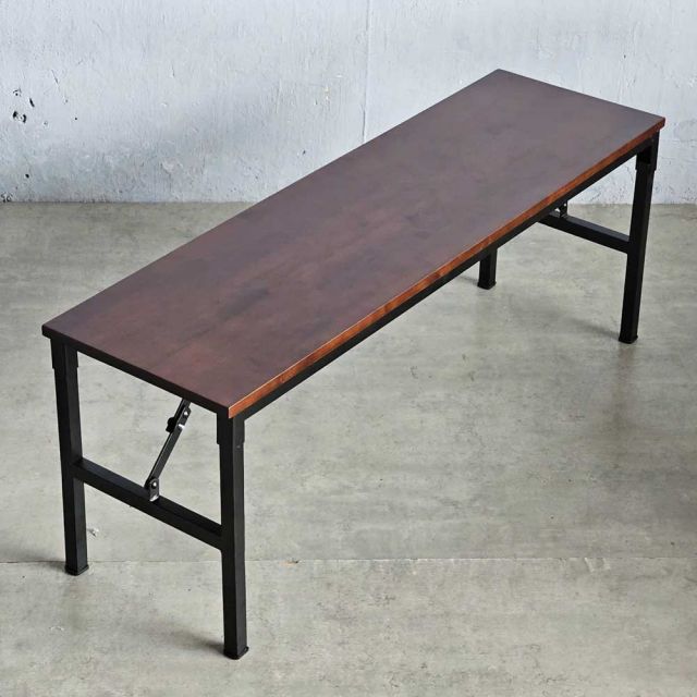 Ghế băng dài gấp gọn 120x35cm gỗ cao su GBD049