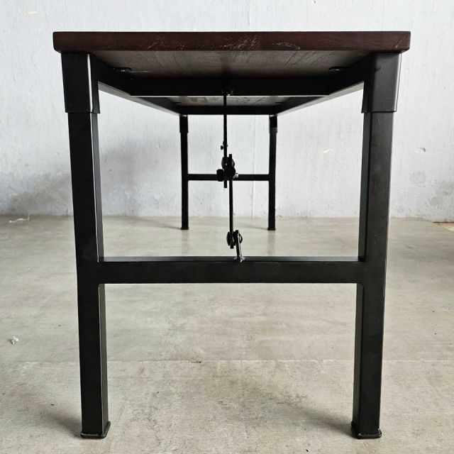 Ghế băng dài gấp gọn 120x35cm gỗ cao su GBD049