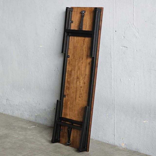 Ghế băng dài gấp gọn 120x35cm gỗ cao su GBD049