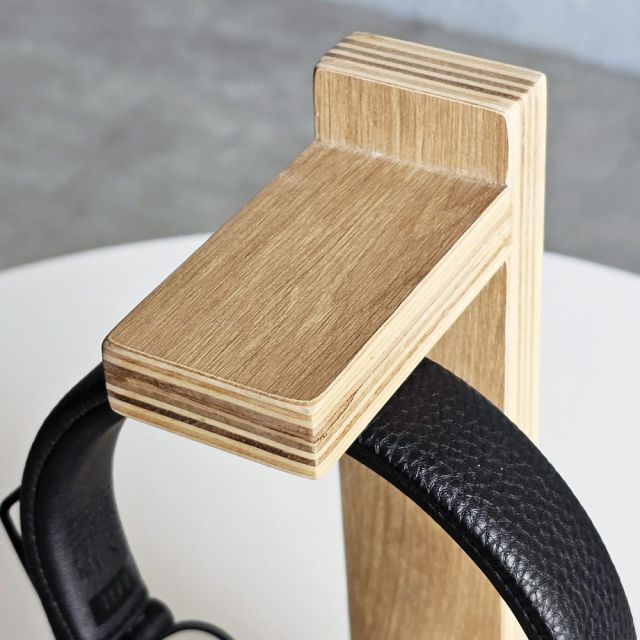 Giá treo tai nghe gỗ plywood GTTN001