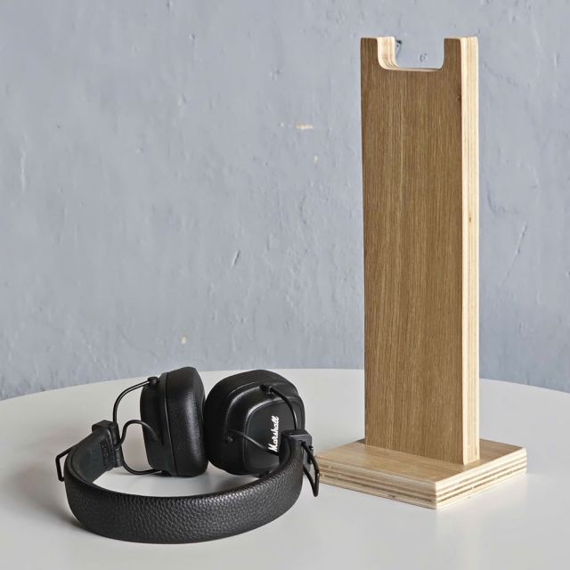 Giá treo tai nghe gỗ plywood GTTN002