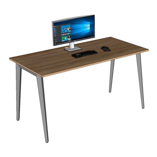 Bàn làm việc 140x70cm gỗ plywood hệ Tứ Giác Côn HBDI007