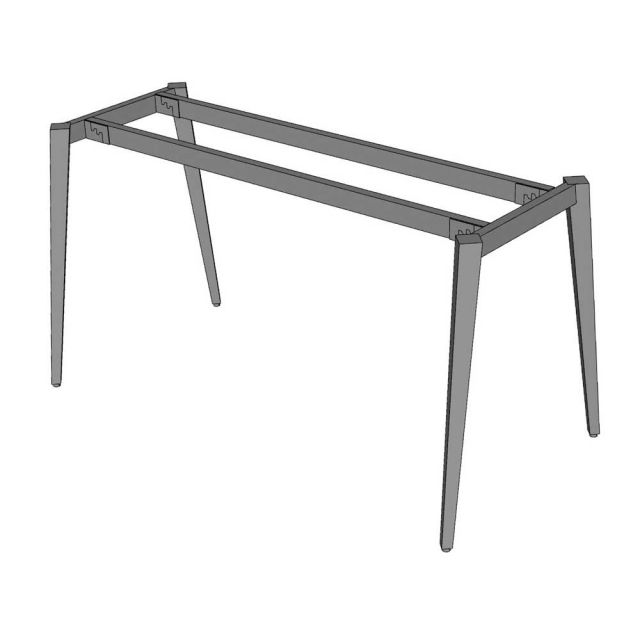 Chân sắt lắp ráp cho bàn 140x70cm hệ Tứ Giác Côn CBHD004