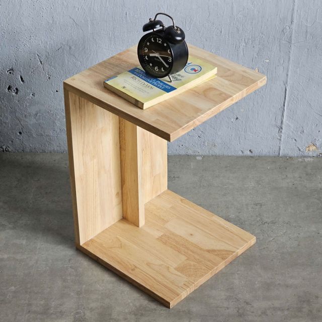 Kệ để đầu giường đơn giản gỗ cao su tự nhiên