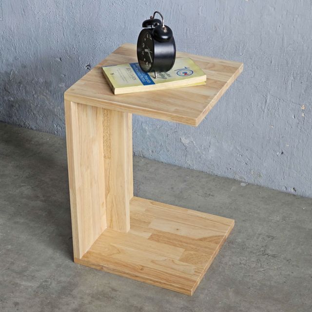 Kệ để đầu giường đơn giản gỗ cao su tự nhiên