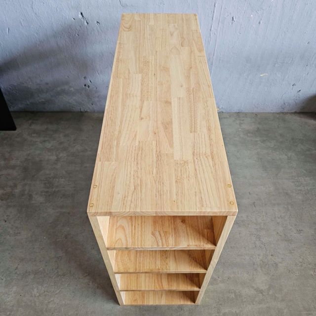 Kệ giày 5 tầng 90x30x70cm gỗ cao su KG68078