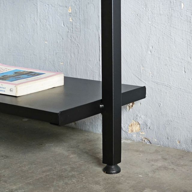 Kệ sách áp tường 4 tầng 120x25x145cm gỗ cao su KS68281
