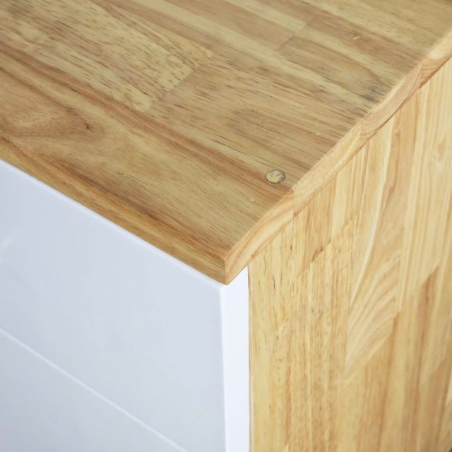 Tủ cá nhân 2 ngăn cửa trắng -  40x50x50 (cm) TCN68013