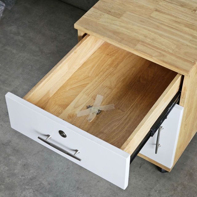 Tủ cá nhân 2 ngăn cửa trắng -  40x50x50 (cm) TCN68013