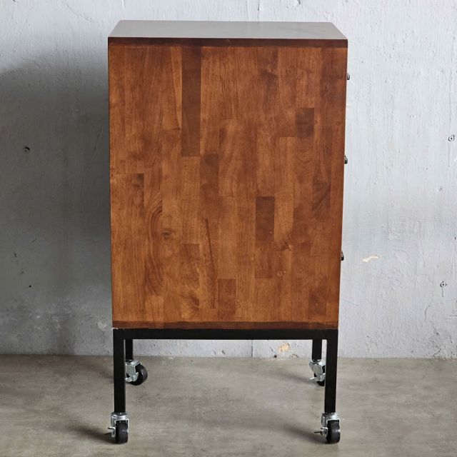 Tủ cá nhân di động 35x50x90cm gỗ cao su TCN68056