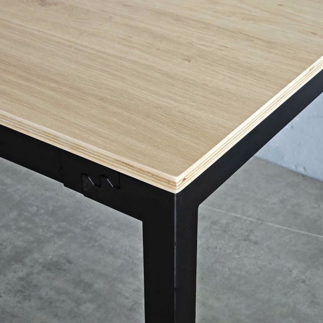 Bàn cụm 2 chỗ ngồi 120x100cm gỗ plywood hệ UConcept HBUC062