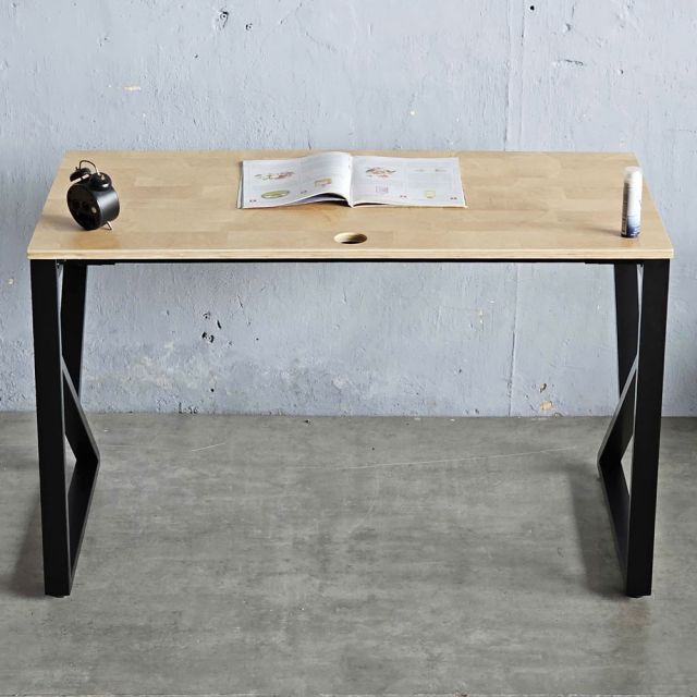 Bàn làm việc 120x60cm gỗ plywood vân Cut Trunk hệ KConcept HBKC051