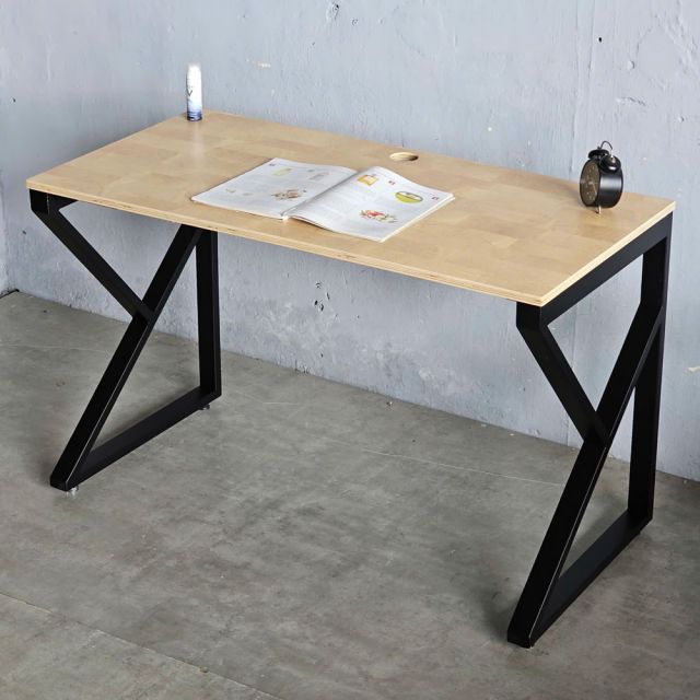 Bàn làm việc 120x60cm gỗ plywood vân Cut Trunk hệ KConcept HBKC051