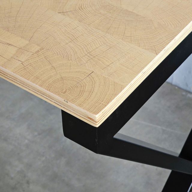 Bàn làm việc 120x60cm gỗ plywood vân Cut Trunk hệ KConcept HBKC051