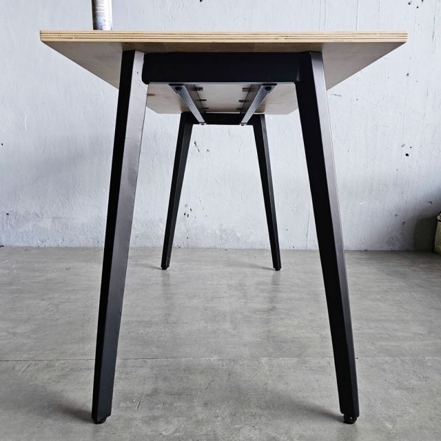 Bàn làm việc 120x60cm gỗ plywood vân Cut Trunk hệ Đa Giác HDG023