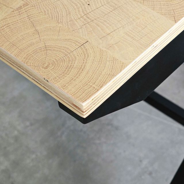 Bàn Gaming 120x60cm gỗ plywood vân Cut Trunk GD68096