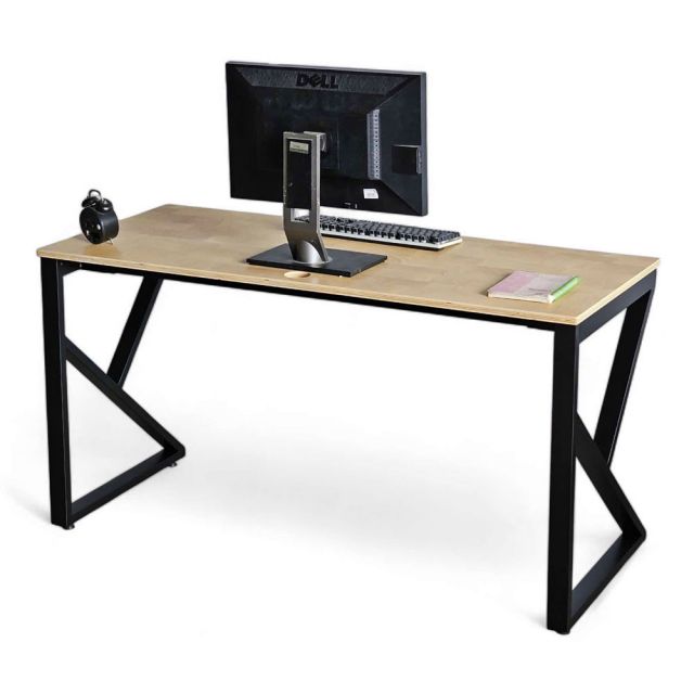 Bàn làm việc 140x60cm gỗ plywood vân Cut Trunk hệ KConcept HBKC052 Bàn làm việc 140x60cm gỗ plywood vân Cut Trunk hệ KConcept HBKC052