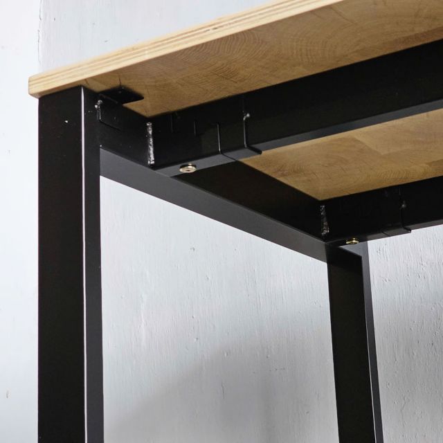 Bàn làm việc 140x60cm gỗ plywood vân Cut Trunk hệ Rectang HBRT104
