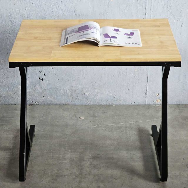 Bàn chữ Z mini 80x50cm gỗ cao su SPD68236