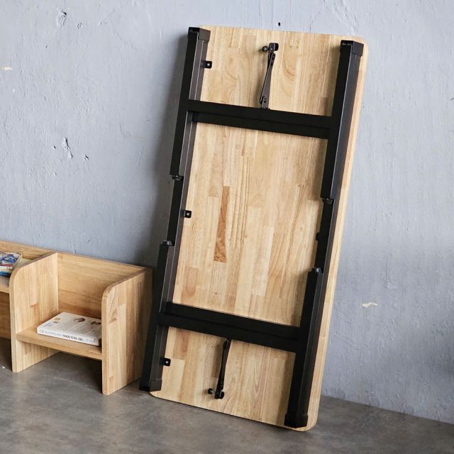 Bàn trẻ em gấp gọn 100x50cm gỗ cao su KGD044