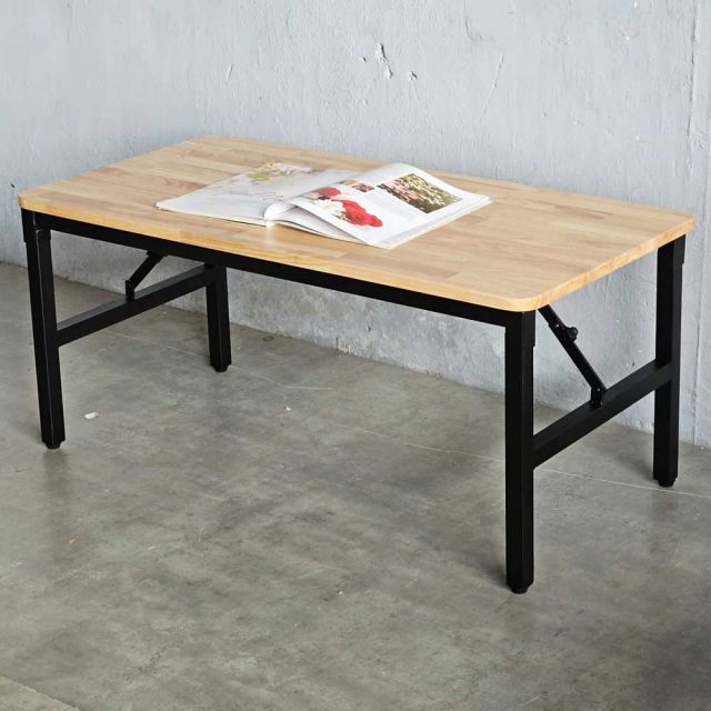 Bàn trẻ em gấp gọn 100x50cm gỗ cao su KGD044