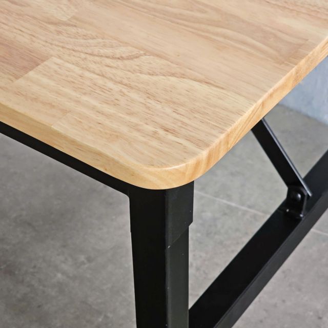 Bàn trẻ em gấp gọn 100x50cm gỗ cao su KGD044