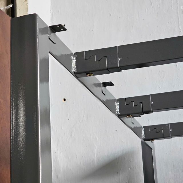 Chân sắt lắp ráp cho bàn 180x120cm hệ Trian HCTA023