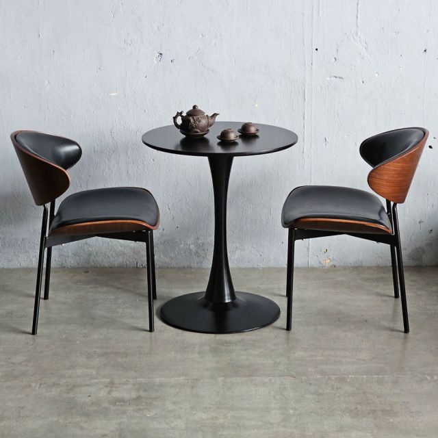 Combo bàn cafe Tulip và 2 ghế Elara CBCF315
