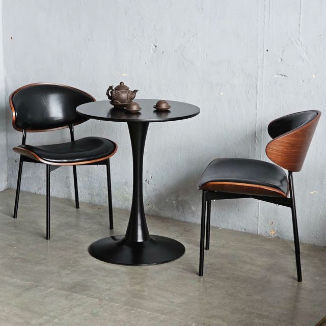 Combo bàn cafe Tulip và 2 ghế Elara CBCF315