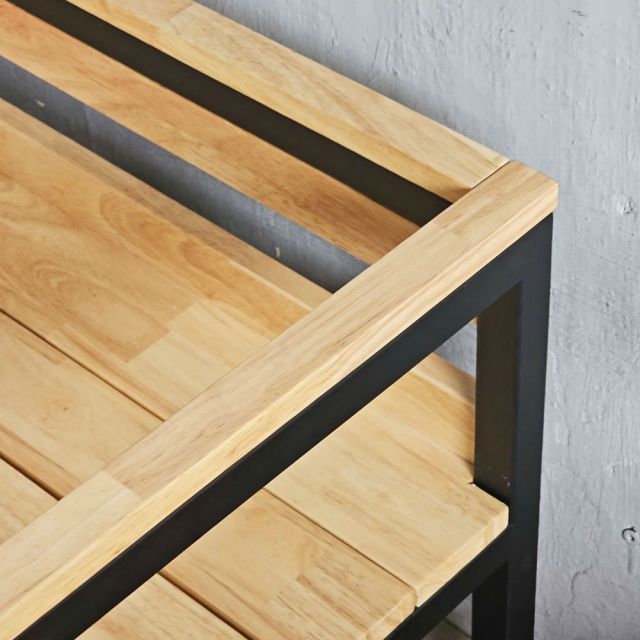 Ghế băng dài 190x70x52cm gỗ cao su GBD050