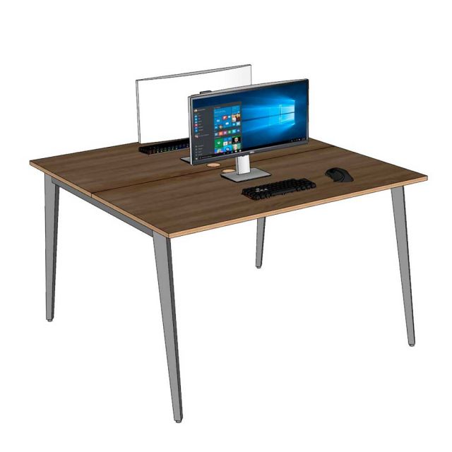 Chân sắt lắp ráp cho bàn cụm 120x120cm hệ Tứ Giác Côn CBHD007