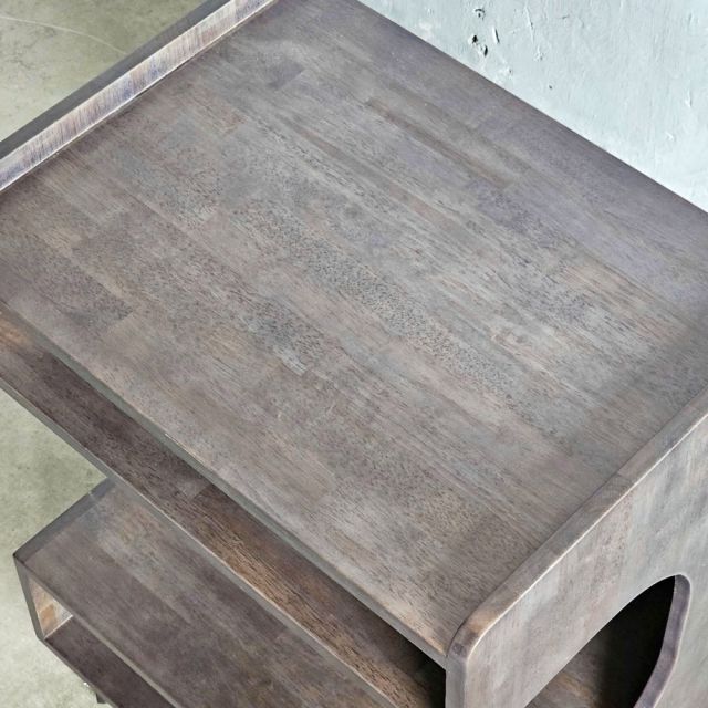 Kệ di động để máy in gỗ tự nhiên TCN68039