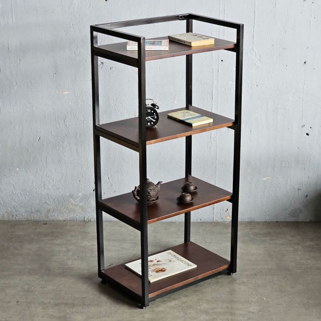 Kệ sách 4 tầng 60x40x130cm gỗ cao su KS68287