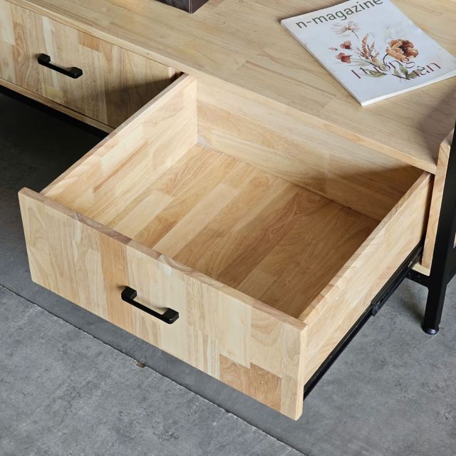 Tủ quần áo 120x50x200cm gỗ cao su KQA68062