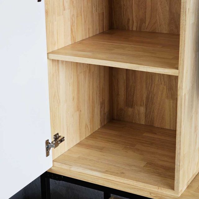 Tủ quần áo 120x50x200cm gỗ cao su KQA68062