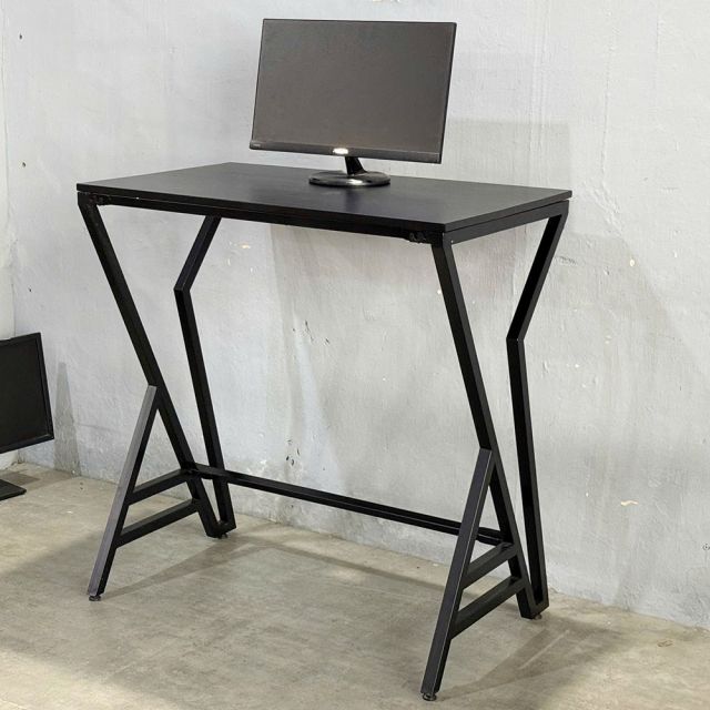 Bàn đứng làm việc SIBA 100x60x105cm gỗ cao su chân sắt - STD68044