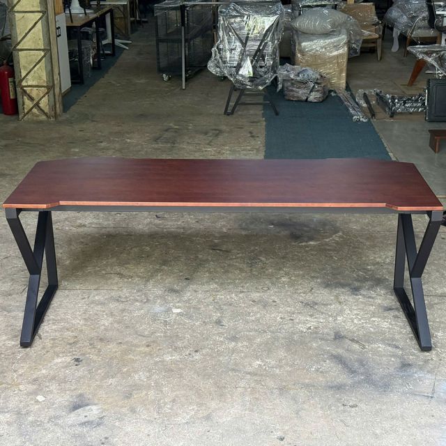 Bàn Gaming chữ K 200x80cm gỗ cao su GD68092